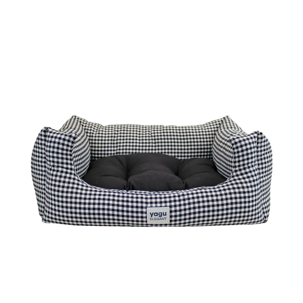 Cuna Confort Vichy Negro - Mejor Precio - Mascotas Ávila