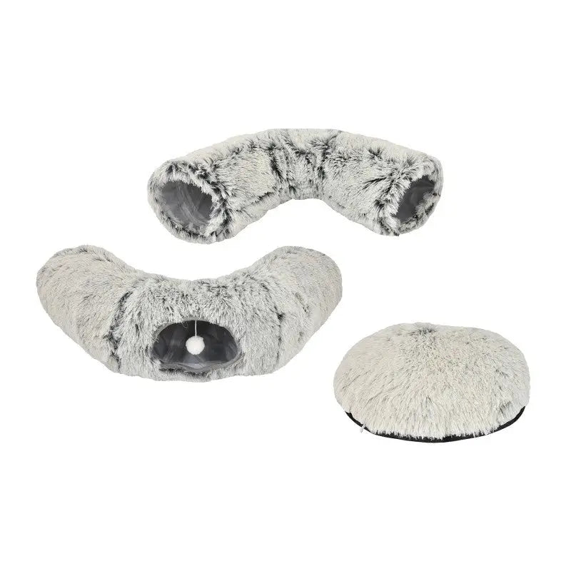 CUNA DONUT RELAX CON TUNEL 80x80x25cm - Mejor Precio - Mascotas Ávila