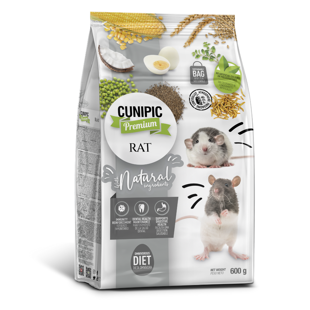 Cunipic Premium Alimento Rata 600 g CUNIPIC Mascotas-Ávila