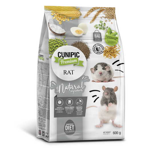 Cunipic Premium Alimento Rata 600 g CUNIPIC Mascotas-Ávila