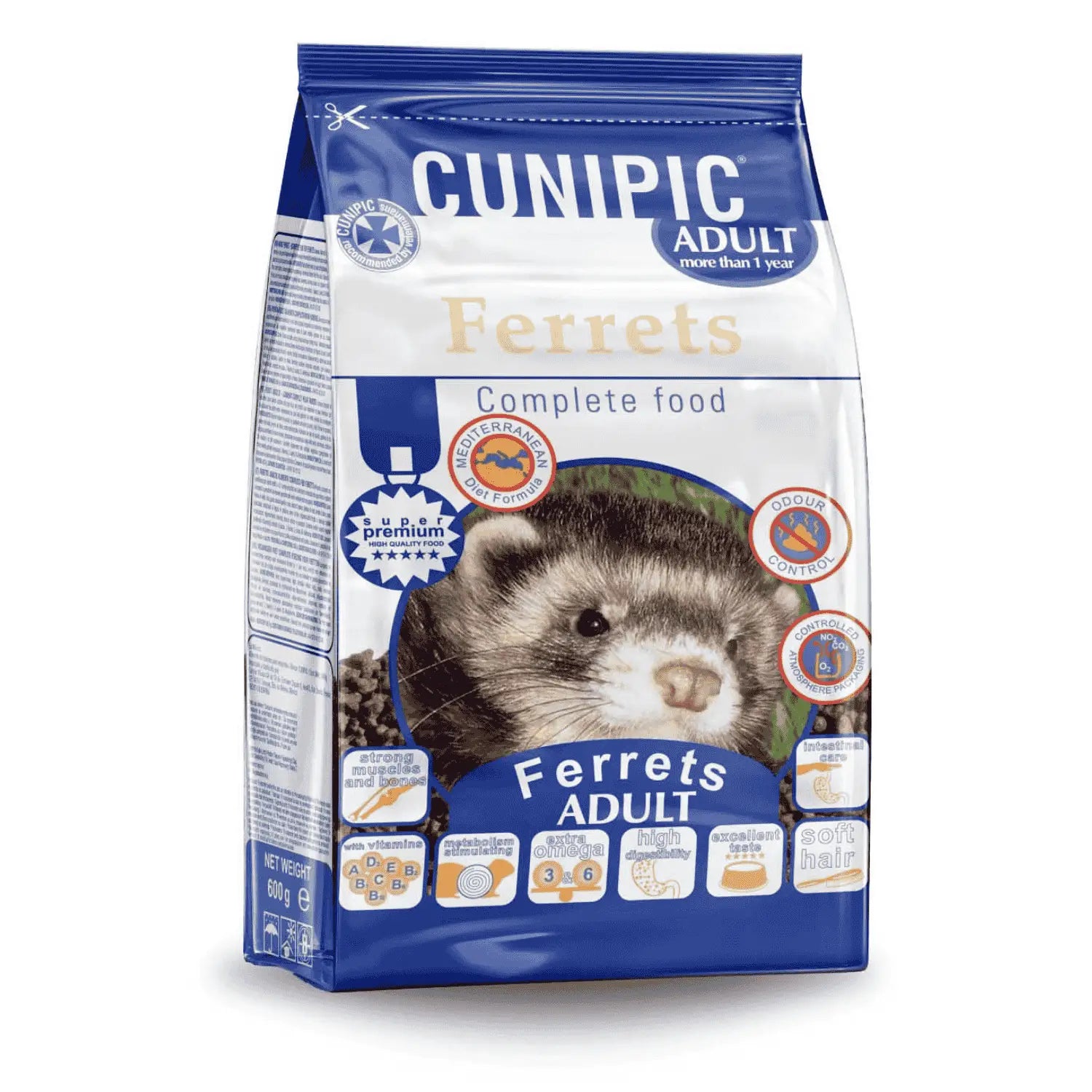 Cunipic Pienso Premium Completo para Hurones 600g - Mejor Precio - Mascotas Ávila