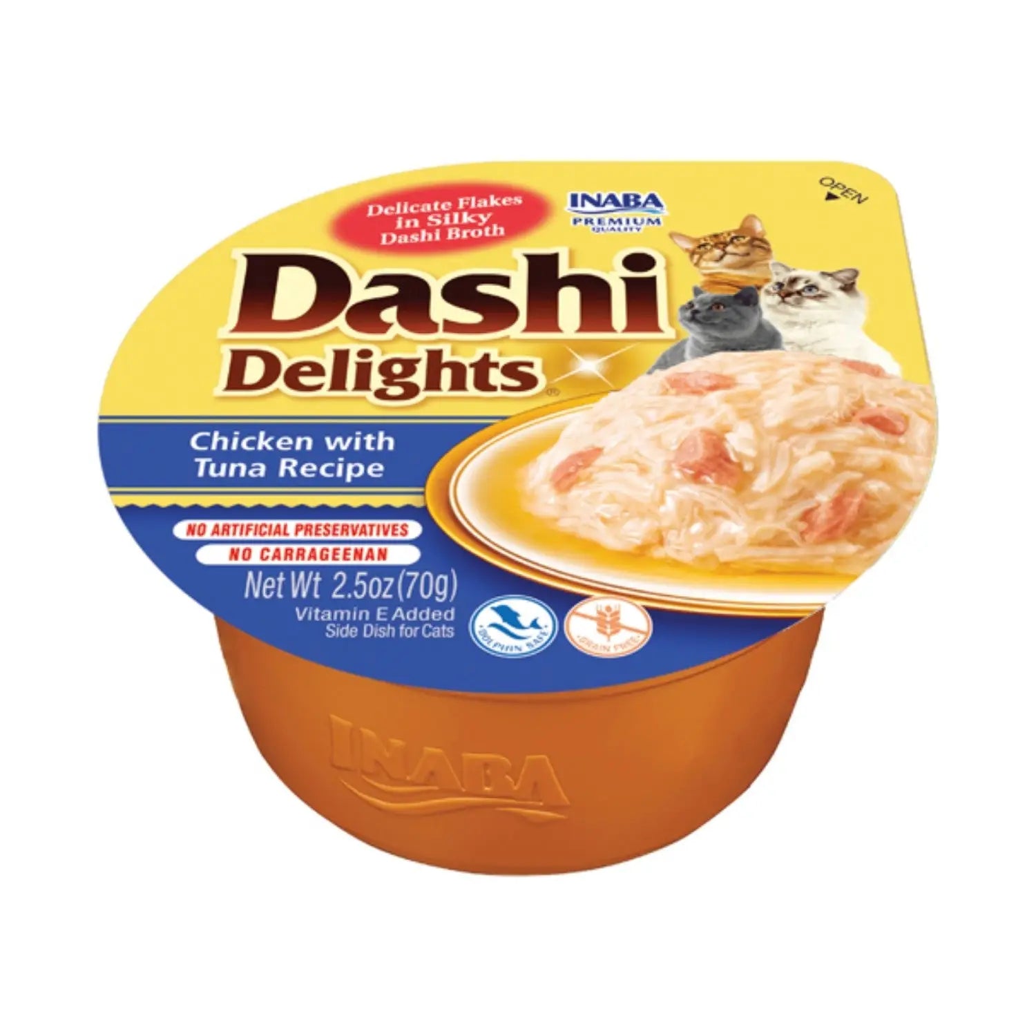 Dashi Delight CAT Pack 6x70 g | Comida Húmeda para Gatos Rica en Proteínas