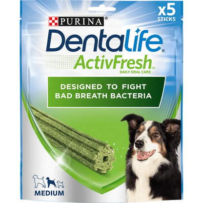 Dentalife Activfresh Dog Medium 5 Sticks - Mejor Precio - Mascotas Ávila