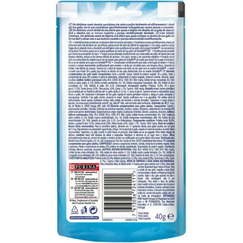 Dentalife Cat Salmón 40 g DENTALIFE