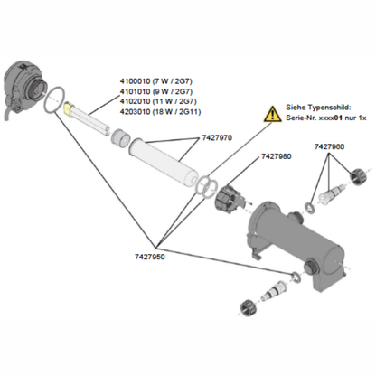 Eheim Estanque Lámpara Germicida Clearuvc-11 EHEIM Mascotas-Ávila