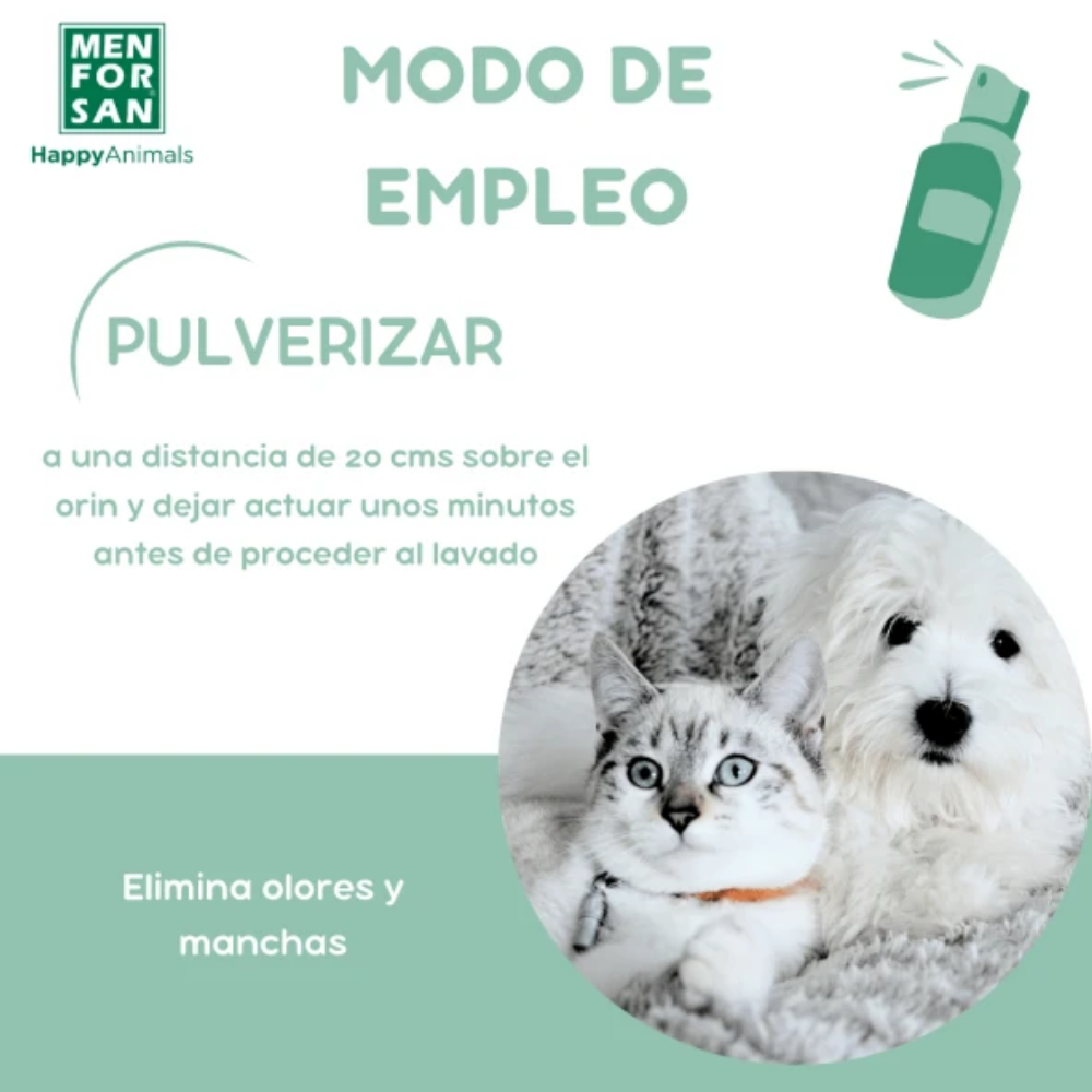 Menforsan Eliminador Orines y Manchas 500 Ml