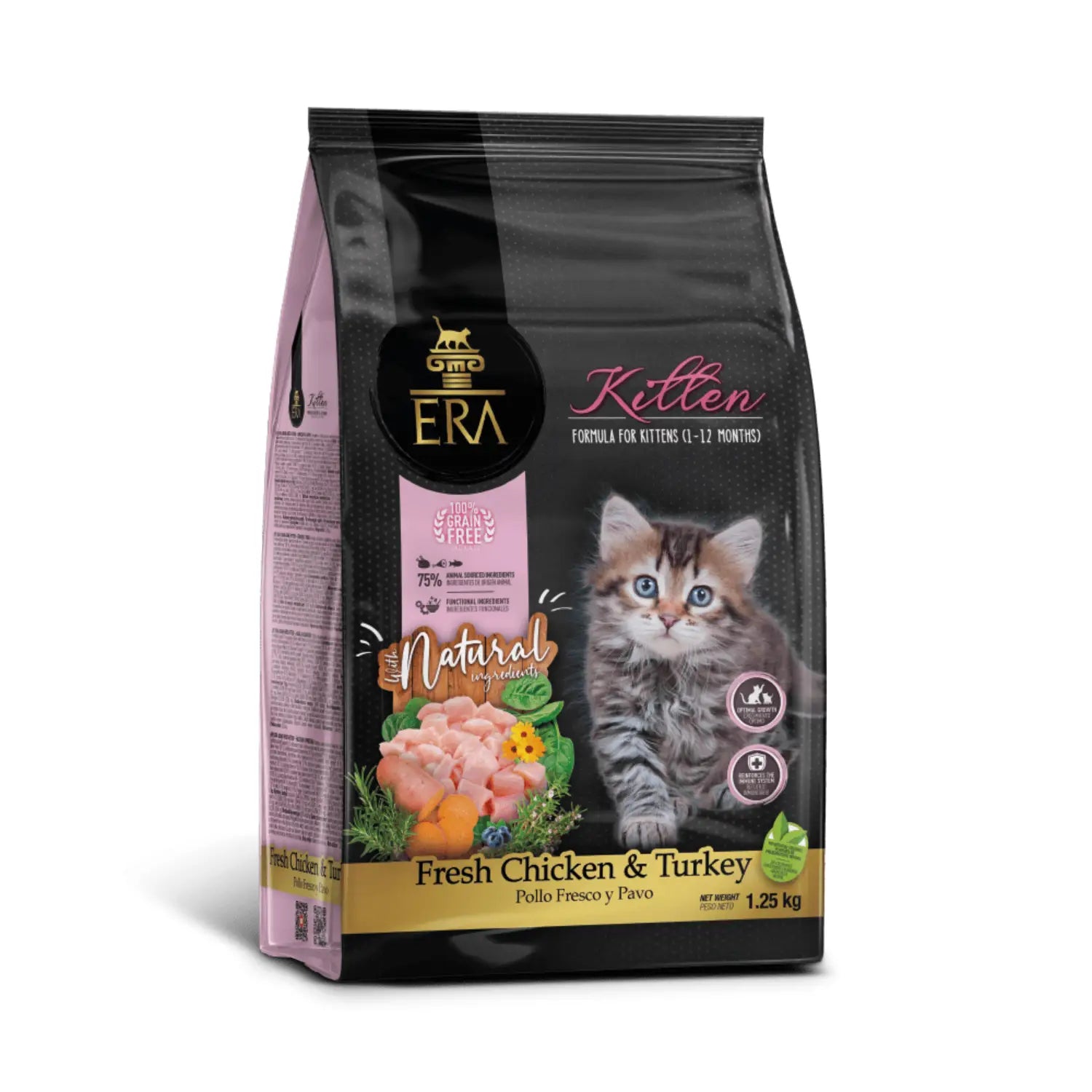 ERA Cat Grain Free KITTEN Fresh Chicken & Turkey Pienso para Gatitos - Mejor Precio - Mascotas Ávila