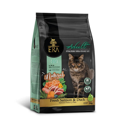 ERA Cat Grain Free ADULT Fresh Salmón & Duck Pienso para Gatos - Mejor Precio - Mascotas Ávila