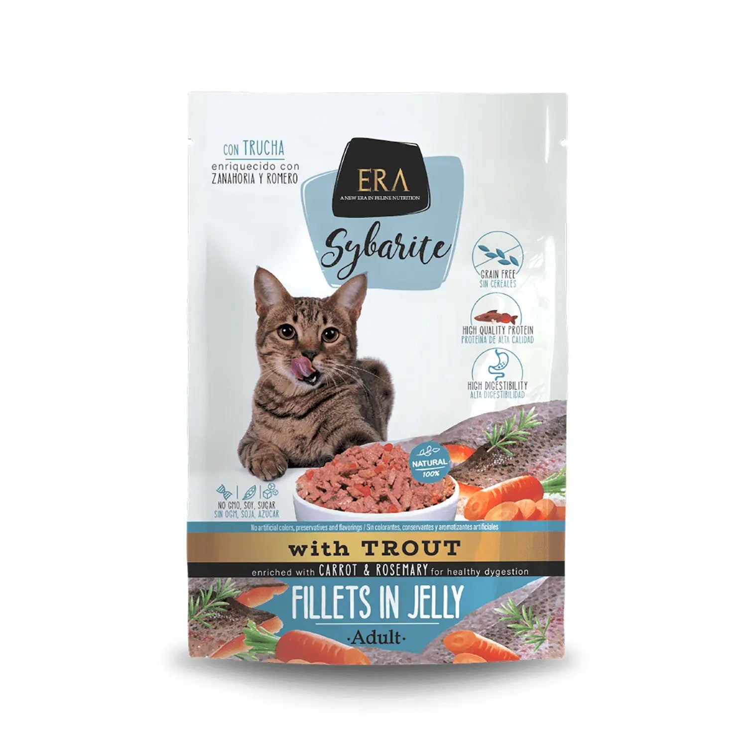 Era Sybarite Cat Adult Filetes Trucha 85G Sobre - Mejor Precio - Mascotas Ávila