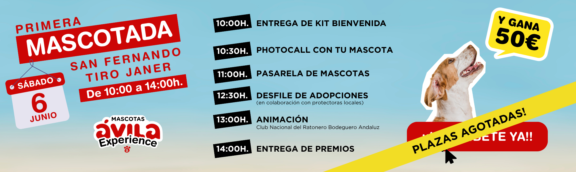 Primera Mascotada de Mascotas Ávila en San Fernando