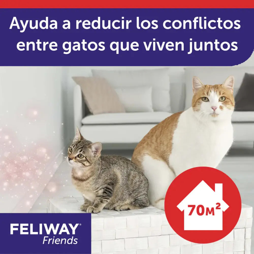 Feliway Friends Difusor+Recambio 48 ml CEVA