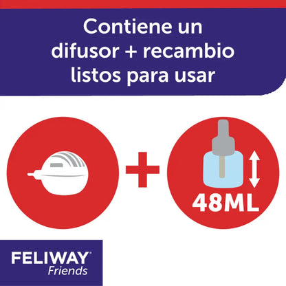 Feliway Friends Difusor+Recambio 48 ml CEVA