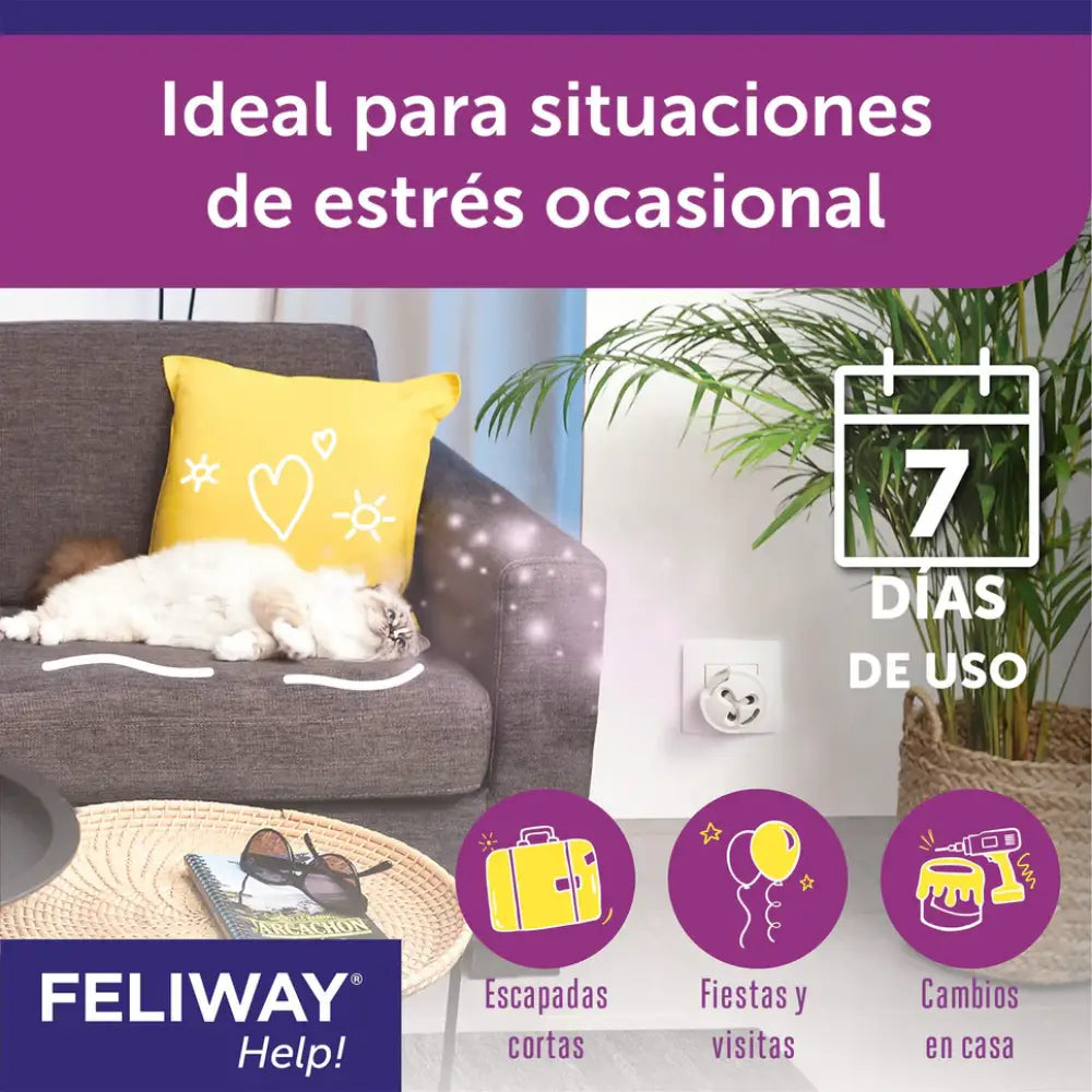 Feliway Help Difusor+Recambio CEVA