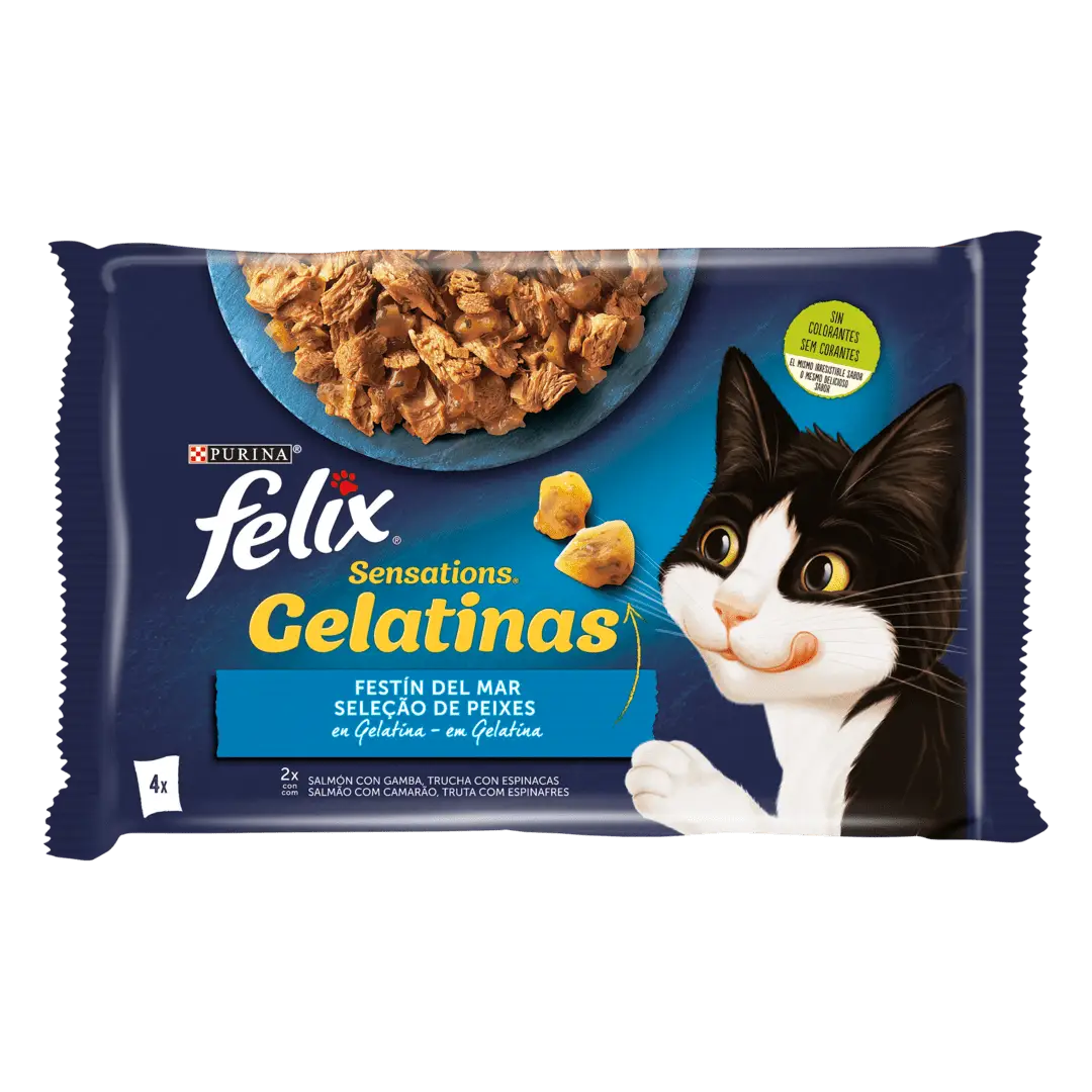 Felix Sensations Surtido Pack 4X85G - Mejor Precio - Mascotas Ávila