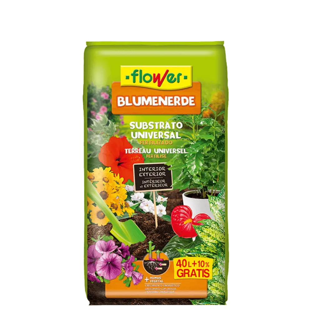 Flower Sustrato Universal Blumenerde de Máxima Calidad FLOWER