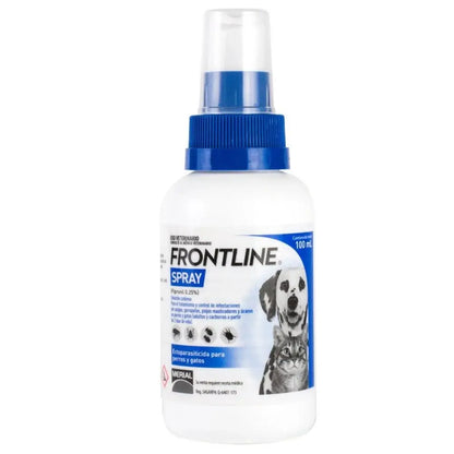 Frontline Spray Antiparasitario para Perros y Gatos | Elimina Pulgas, Garrapatas y Piojos BOEHRINGER