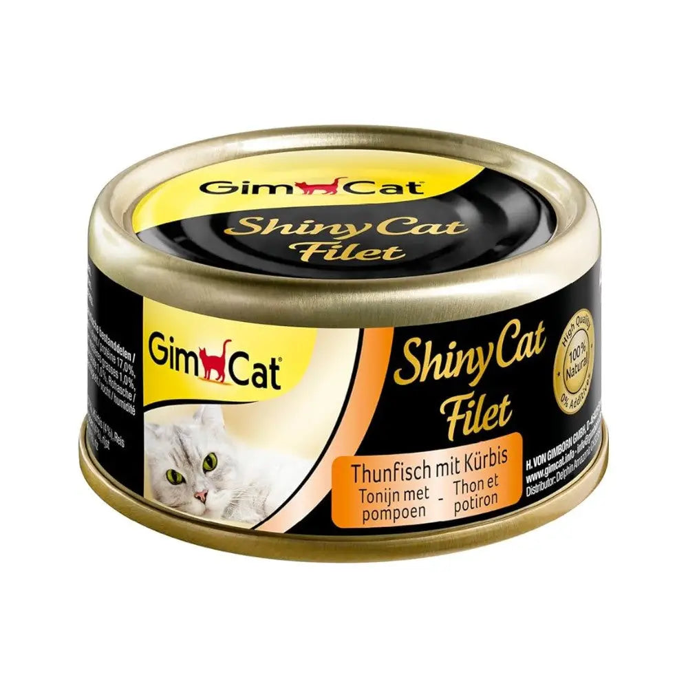 Gimcat Shiny Cat Filetes 70 g Lata Comida Húmeda para Gatos GIMCAT