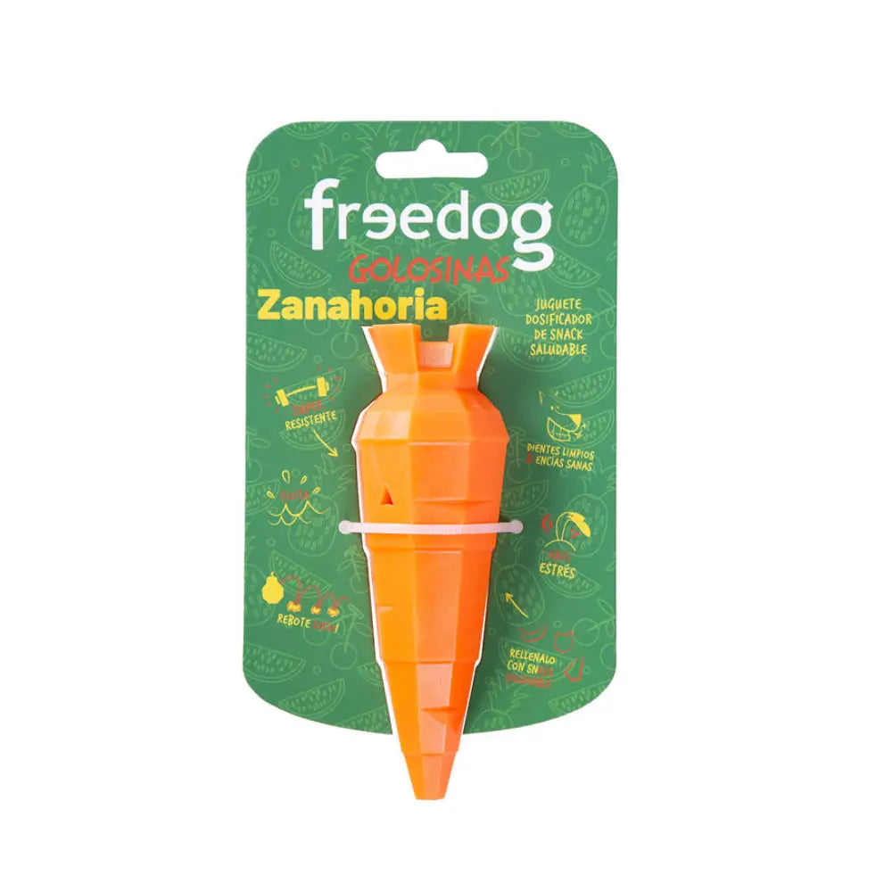 Juguete Golosina Zanahoria 14,2 cm Freedog FREEDOG