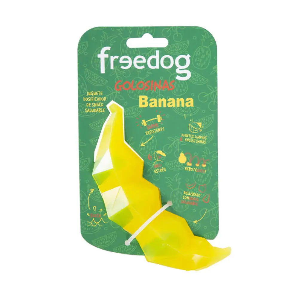Juguete Golosina Banana 15,3 cm Freedog FREEDOG