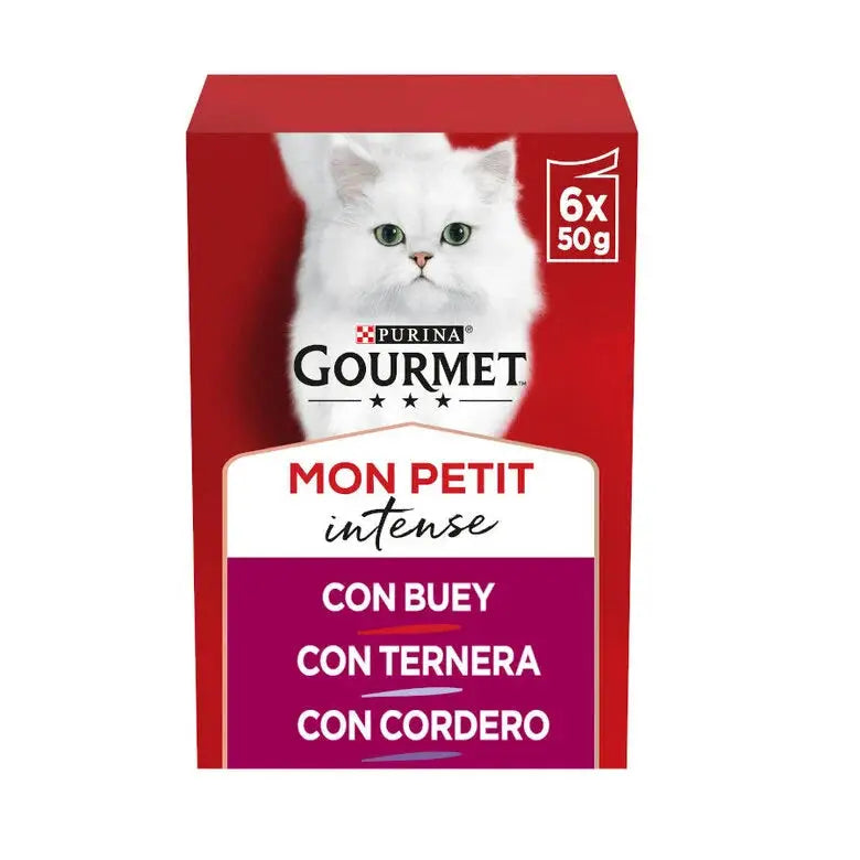 Gourmet Mon Petit Carnes Pack 6X50G - Mejor Precio - Mascotas Ávila