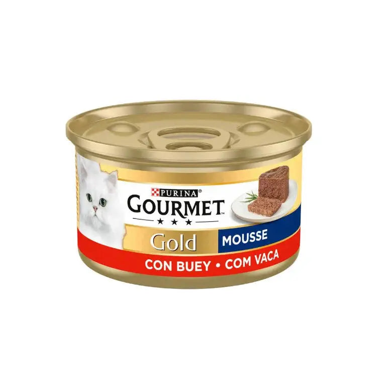 Gourmet Gold Mousse Buey 85G - Mejor Precio - Mascotas Ávila