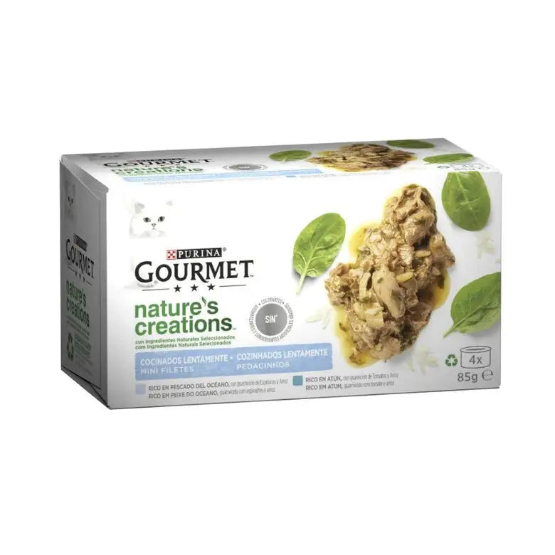 Gourmet Nature'S Creations Pescocen&Atún Pack 4X85G - Mejor Precio - Mascotas Ávila