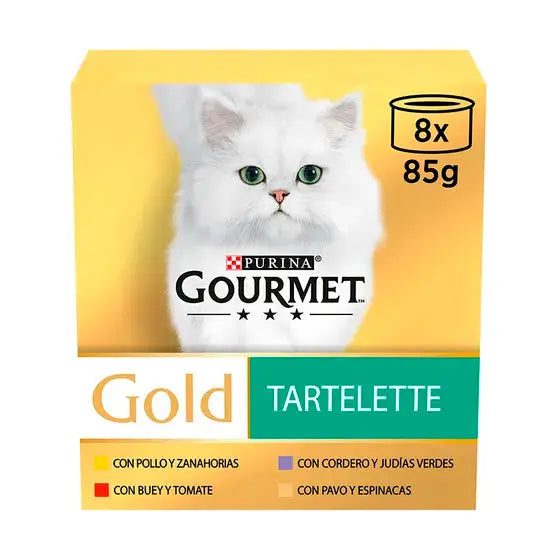 Gourmet Gold Tartallette Pack Surtido Pack 8X85Gr - Mejor Precio - Mascotas Ávila