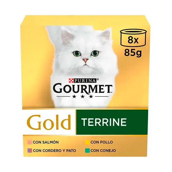 Gourmet Gold Terrine Pack Surtido Pack 8X85G - Mejor Precio - Mascotas Ávila