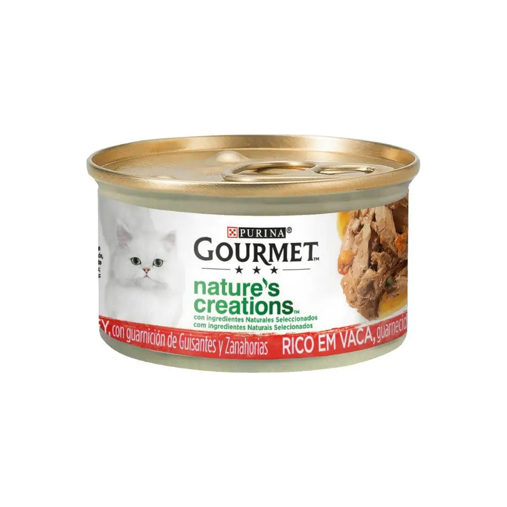 Gourmet Nature'S Creations Buey, Guisantes y Zanahoria 85 g PURINA