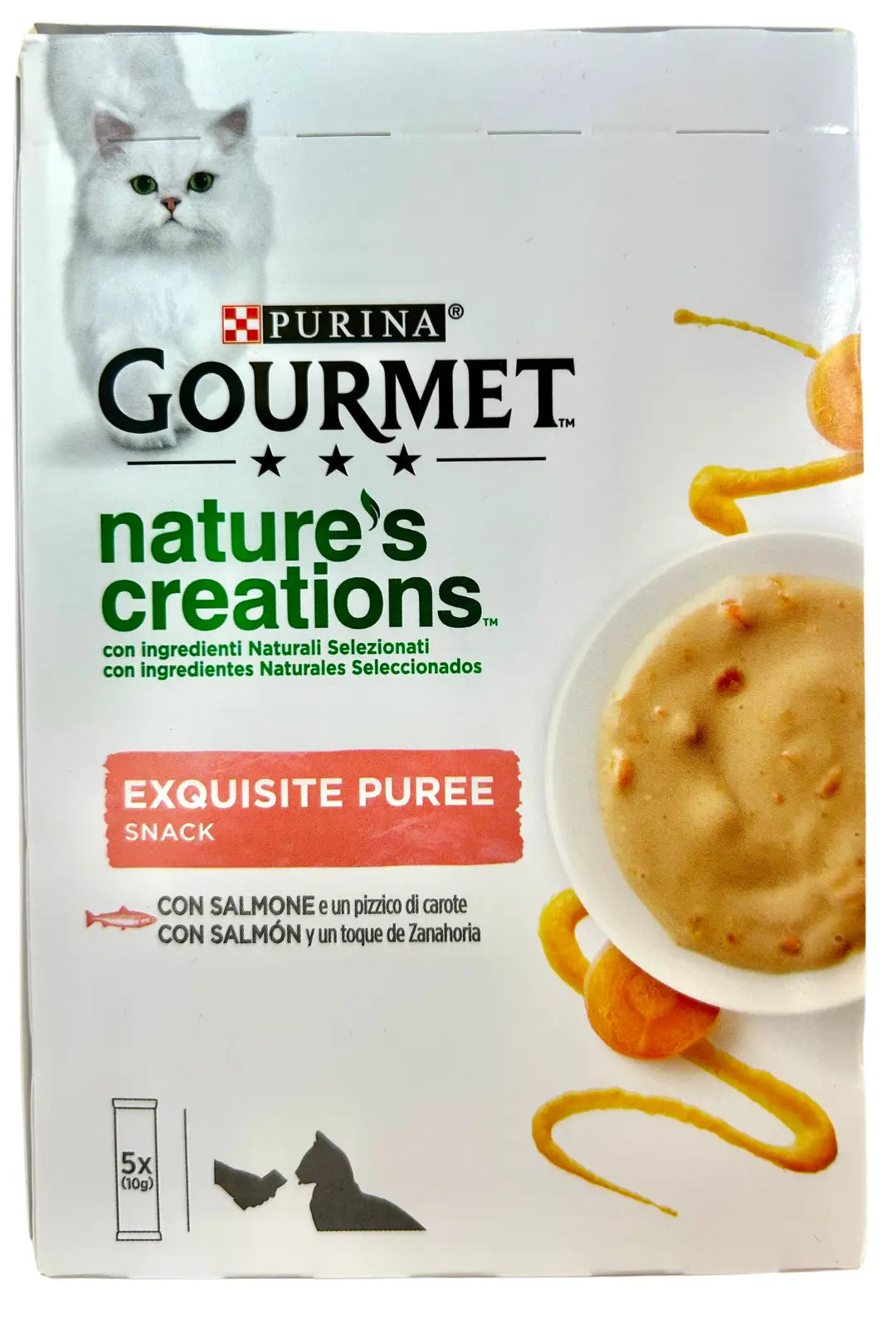 Gourmet Nature'S Creations Pure Salmón&Zanahoria 5X10G - Mejor Precio - Mascotas Ávila