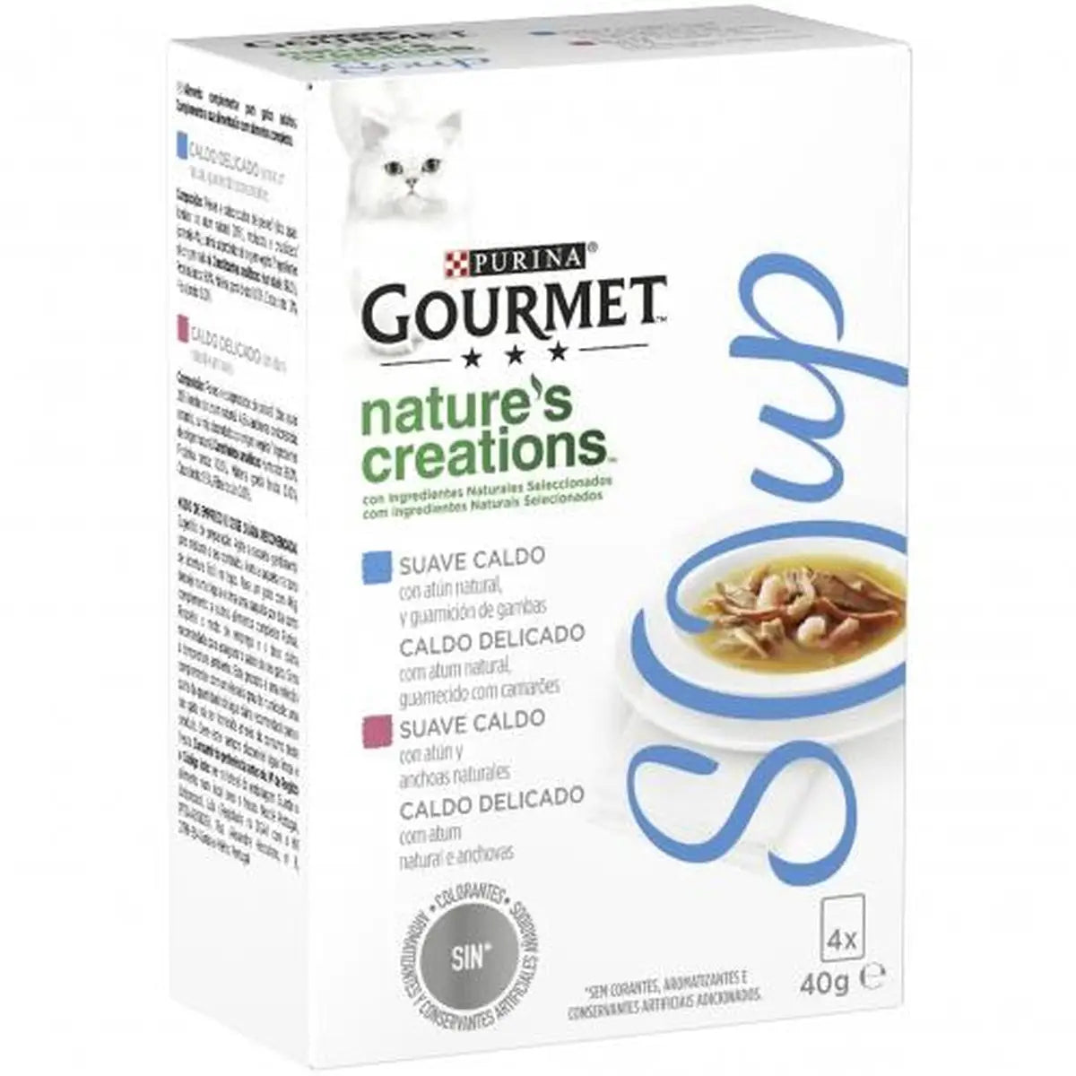 Gourmet Soup Atún Pack 4X40G - Mejor Precio - Mascotas Ávila
