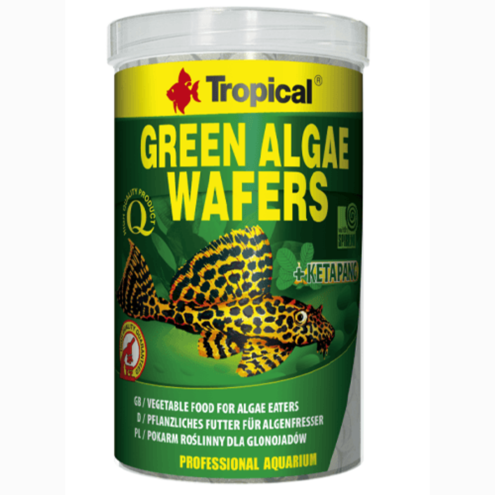 Green Algae Wafers con Spirulina 100 ml.Tropical TROPICAL Mascotas-Ávila
