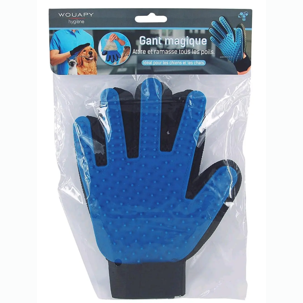 Guante Quitapelo Magique Wouapy Para Perros y Gatos