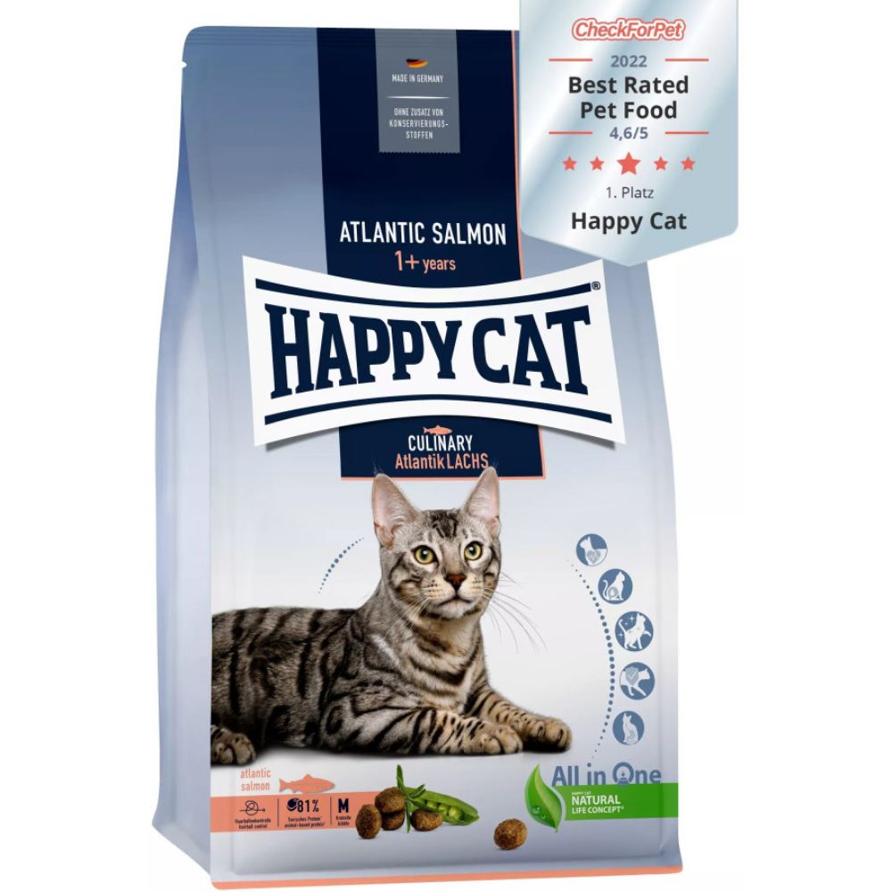 Happy Cat Culinary Atlantiklachs sabor Salmón Happy Cat Mascotas-Ávila