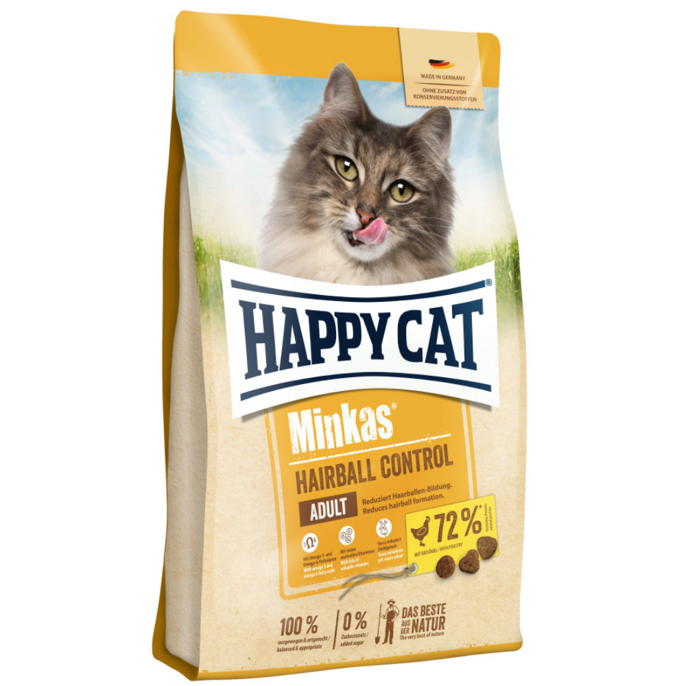 Happy Cat Minkas Hairball Control 10 kg (Ave de Corral) Happy Cat Mascotas-Ávila