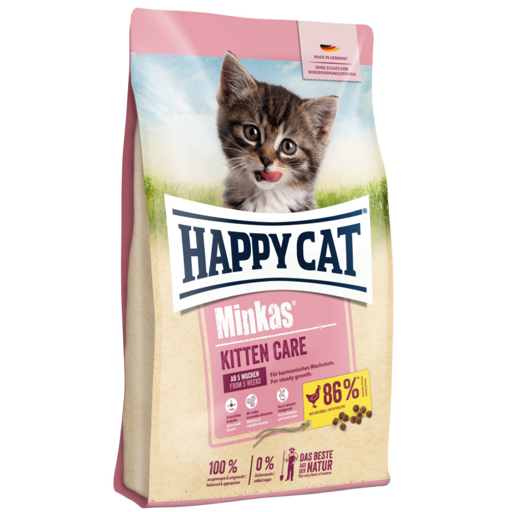 Happy Cat Minkas Kitten Care Geflügel 10 kg (Ave de Corral) Happy Cat Mascotas-Ávila
