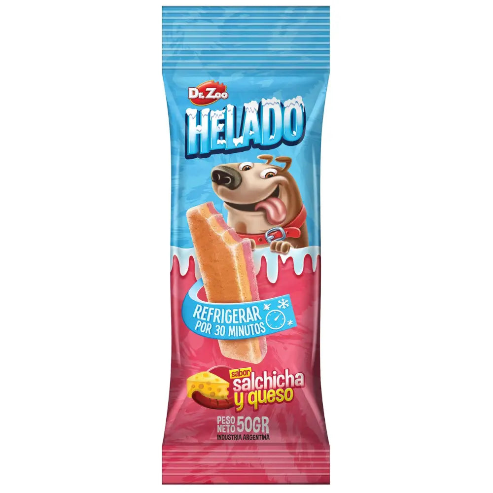 Dr.Zoo Snack Helado Salchicha y Queso 50 g DR.ZOO