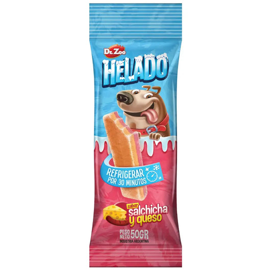 Dr.Zoo Snack Helado Salchicha y Queso 50 g DR.ZOO