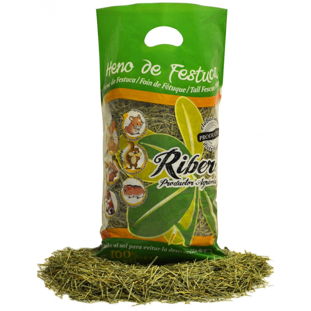 Heno de Festuca Ribero 1 kg RIBERO SAT Mascotas-Ávila