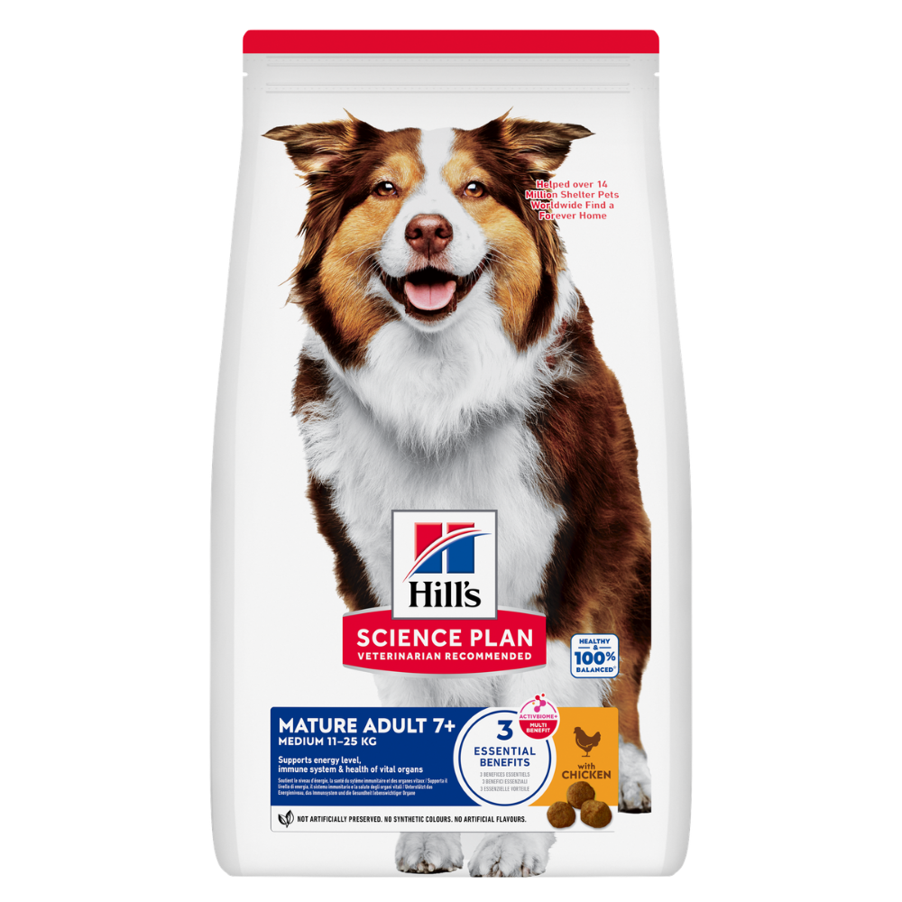 Hill'S Science Plan Mature Adult 7+ Medium Pollo 2,5 kg Alimento para Perros HILLS Mascotas-Ávila