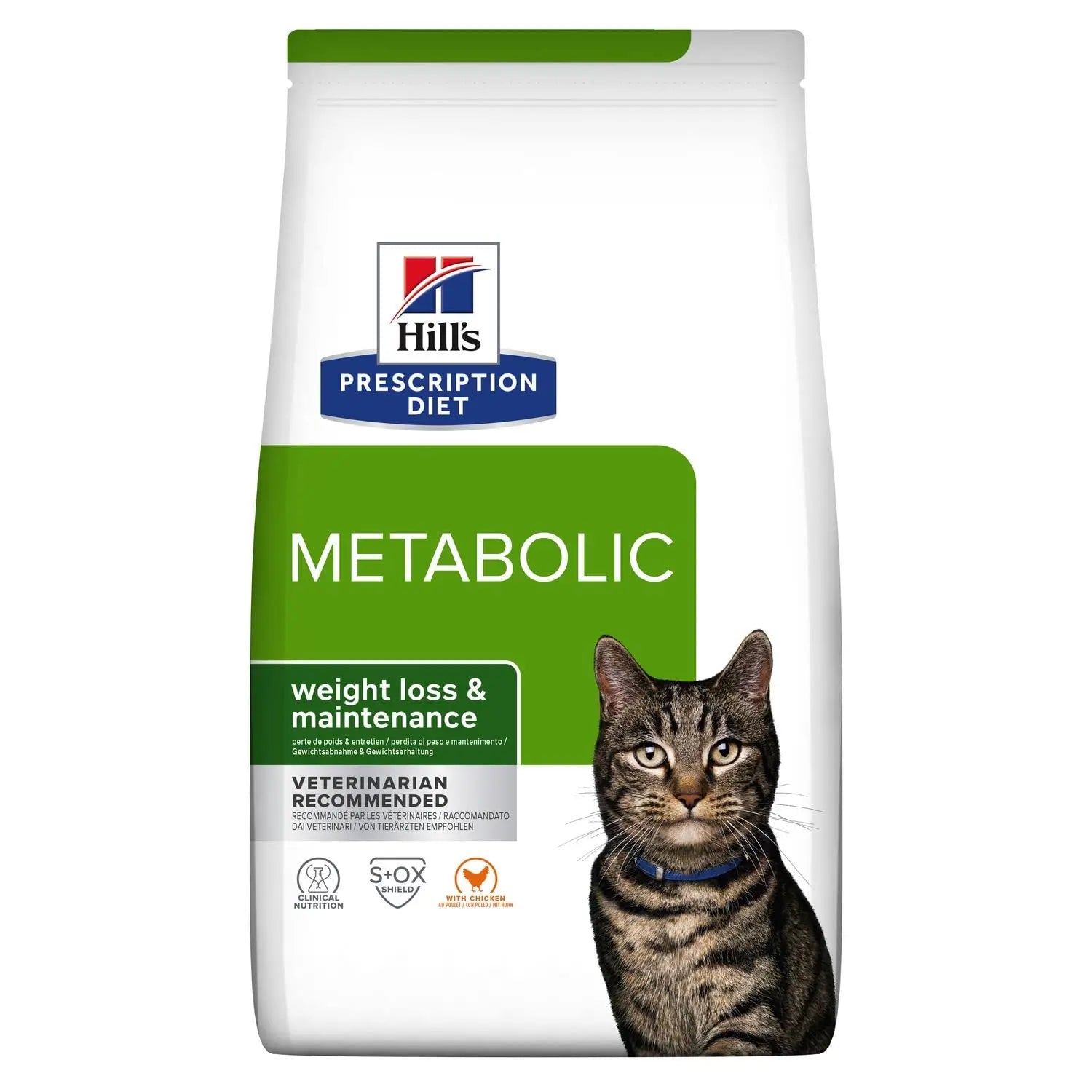 Hill'S Feline Metabolic 1,5kg - Pérdida y Mantenimiento de Peso para Gatos - Mejor Precio - Mascotas Ávila