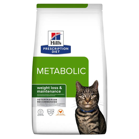 Hill'S Feline Metabolic 1,5kg - Pérdida y Mantenimiento de Peso para Gatos - Mejor Precio - Mascotas Ávila