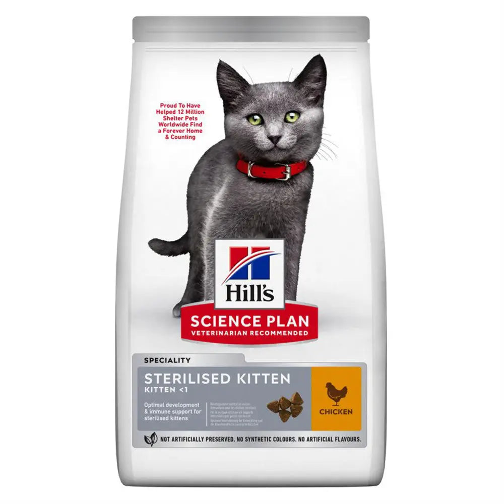 Hill's SP Feline Sterilized Kitten Pollo 3kg - Mejor Precio - Mascotas Ávila