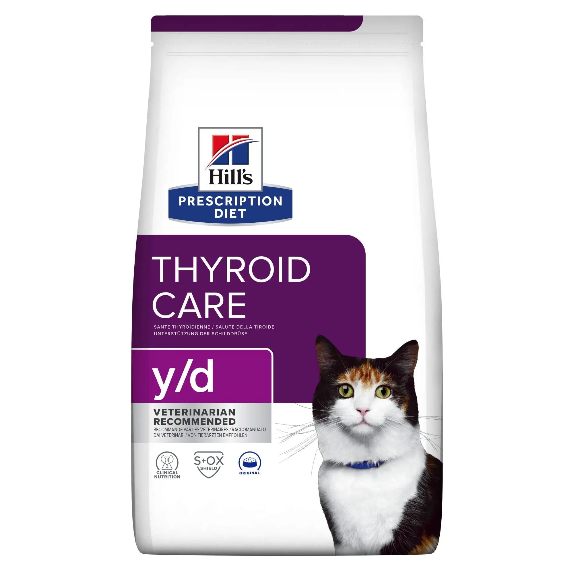 Hill'S Feline Y/D 1,5kg - Pienso para Gatos con Problemas de Tiroides - Mejor Precio - Mascotas Ávila
