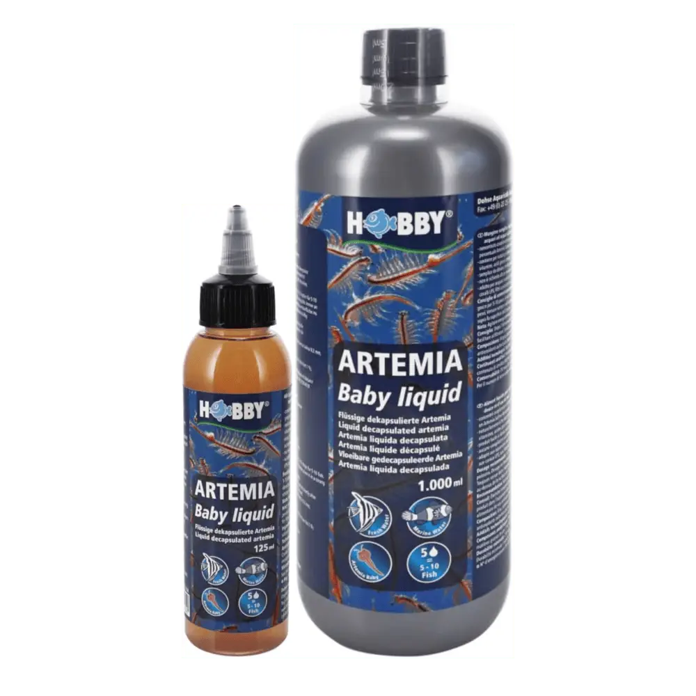 Hobby Artemia Baby Liquid Alimento Líquido a base de Artemia Salina y Zooplancton HOBBY