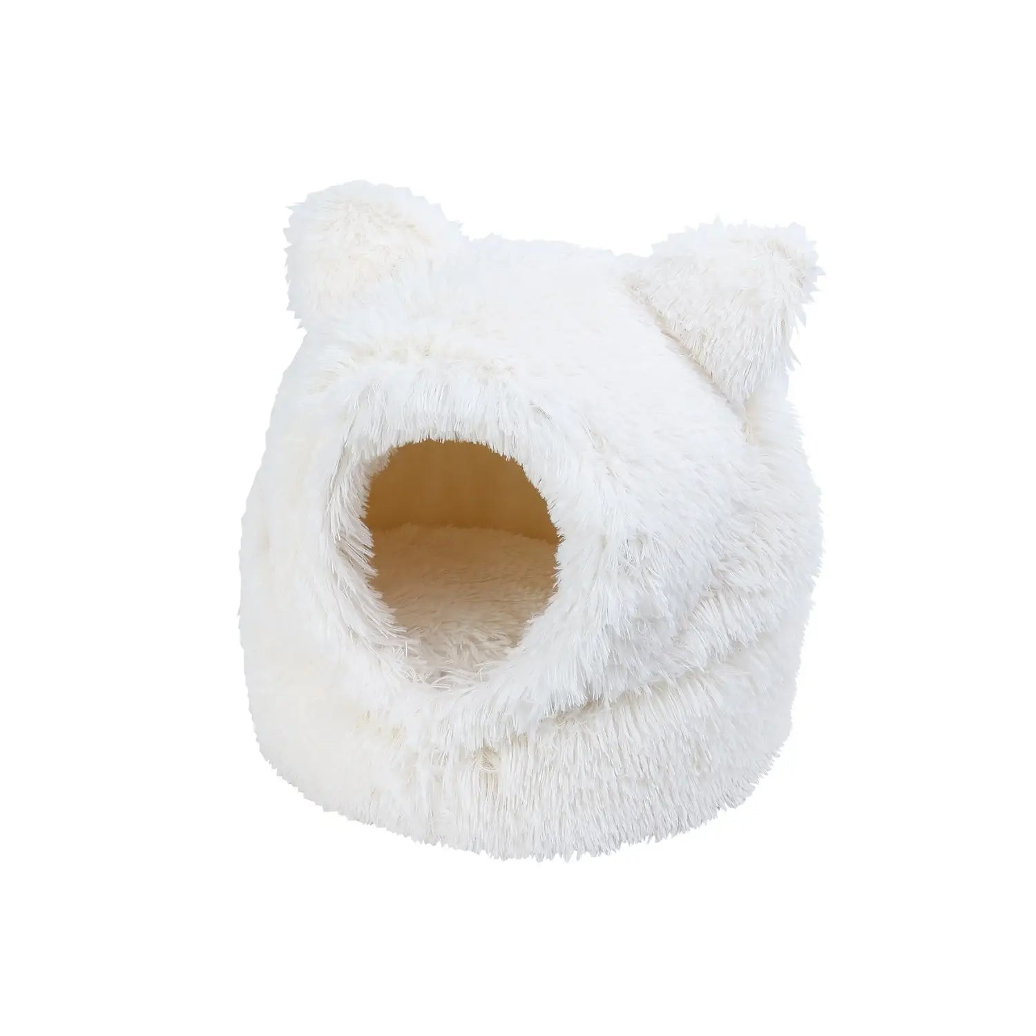 Iglú Calentito para Gatos Color Blanco 40x32x42cm Wouapy - Mejor Precio - Mascotas Ávila