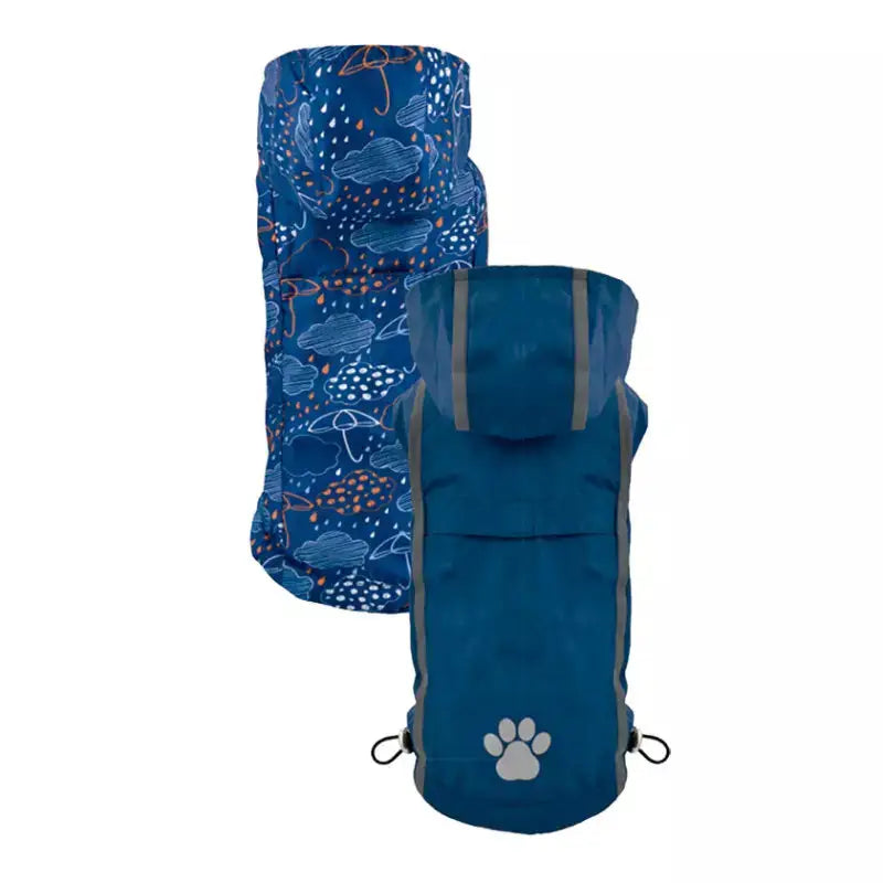 IMPERMEABLE REVERSIBLE AZUL- UMBRELLA 40CM - Mejor Precio - Mascotas Ávila