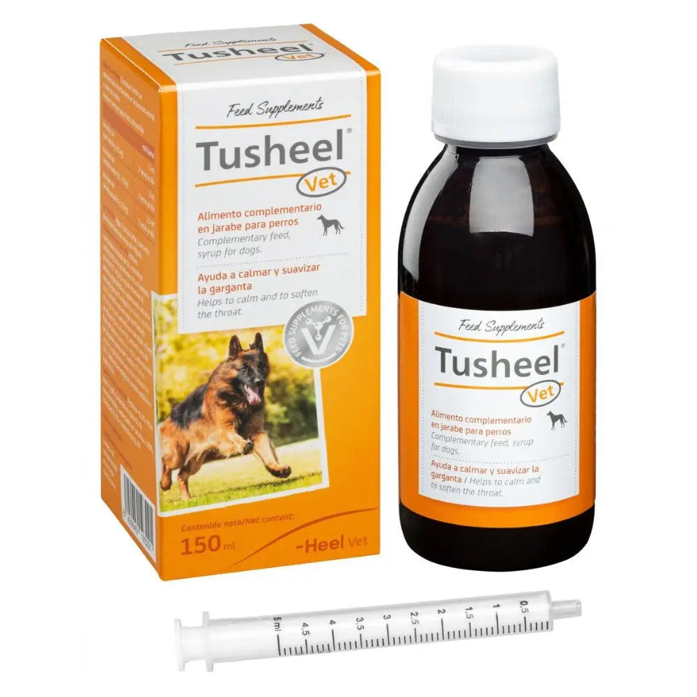 Tusheel Vet 150 ml Jarabe para la Tos en Perros HEEL
