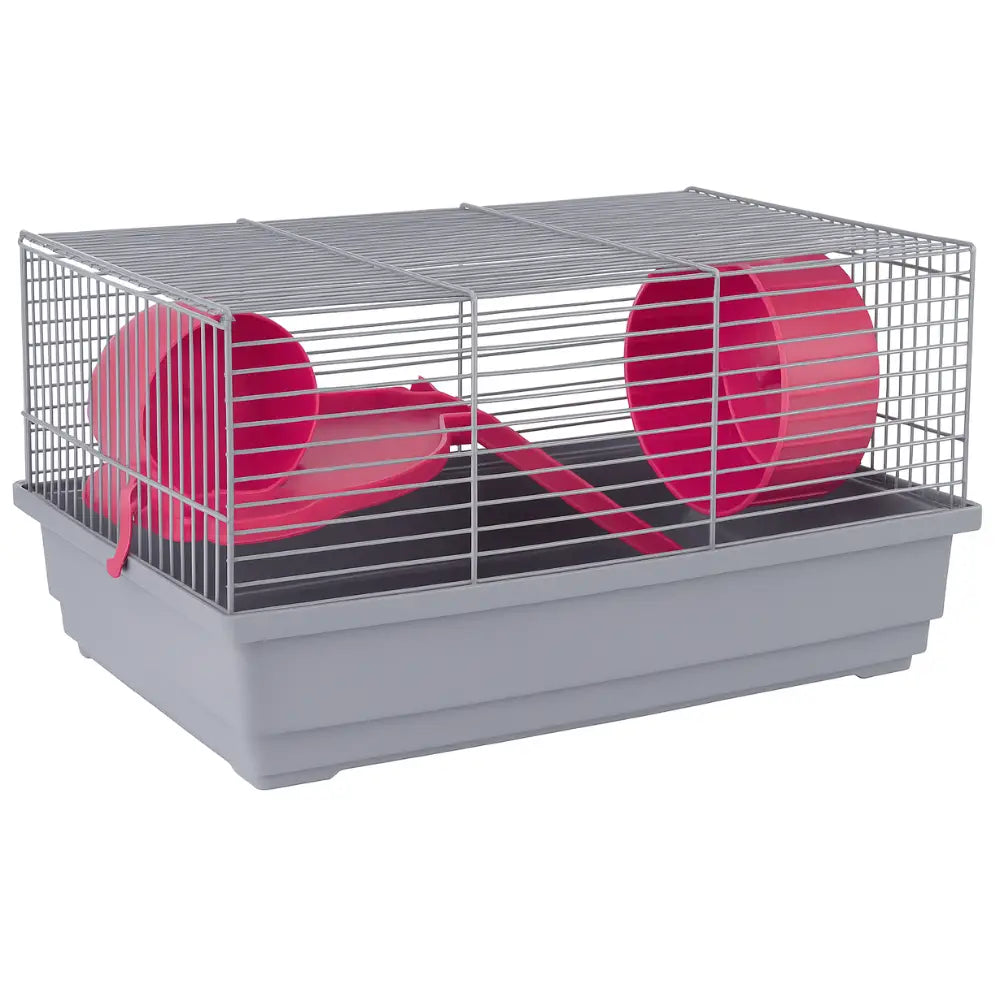 Jaula Hamster Ruso 114 Gris (39X25,5X22 Cm) VOLTREGA