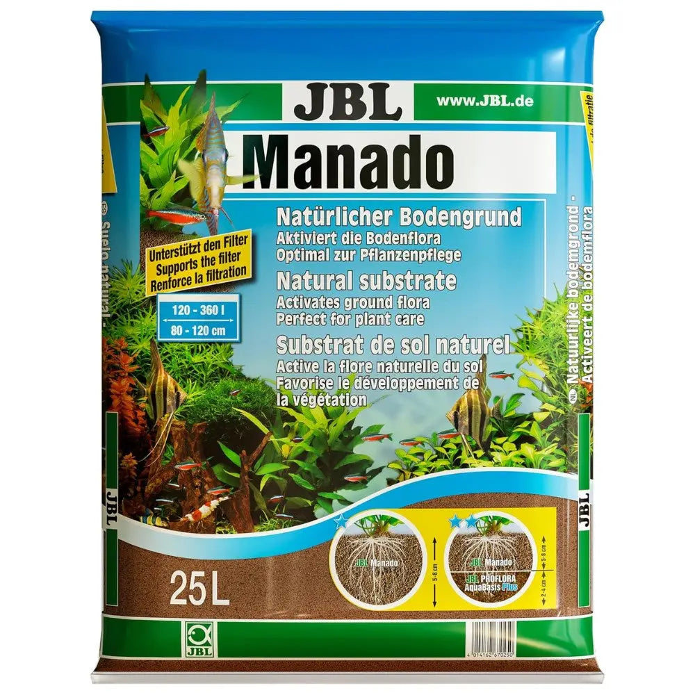 JBL Sustrato Acuario Manado Natural para Acuarios de Agua Dulce JBL
